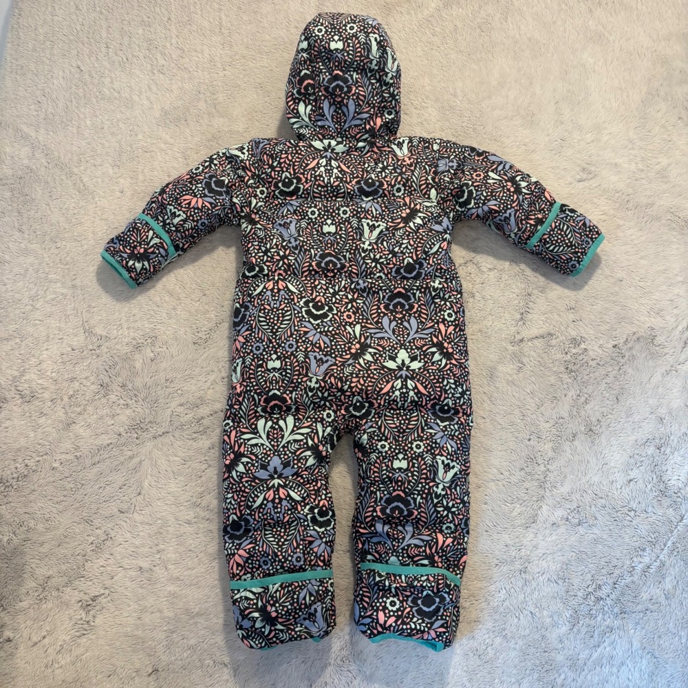 Columbia Snuggly Bunny Down Bunting Snow Suit‎ Floral Print 18-24 Months - Picture 8 of 12